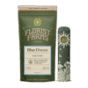 blue-dream-rechargeable-vape-1g-florist-farms: A clear product shot of the Florist Farms Blue Dream Rechargeable Vape, highlighting its sleek design and the 1g capacity.
