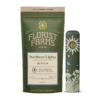 northern-lights-rechargeable-vape-1g-florist-farms: A clear product shot of the Florist Farms Northern Lights Rechargeable Vape, highlighting its sleek design and the 1g capacity.