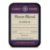 moon-blend-infused-live-resin-joint-close-up: A close-up of a single pre-rolled joint, showing the finely ground flower and suggesting its premium infusion.