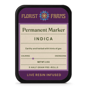 Infused Live Resin Permanent Marker | 1/2 Gram Joints | 5pk
