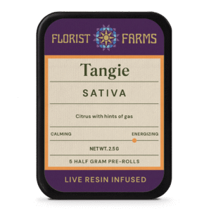 Infused Live Resin Tangie | 1/2 Gram Joints | 5pk