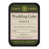 florist-farms-wedding-cake-strain-prerolls-7pk-tin: A clear product sho